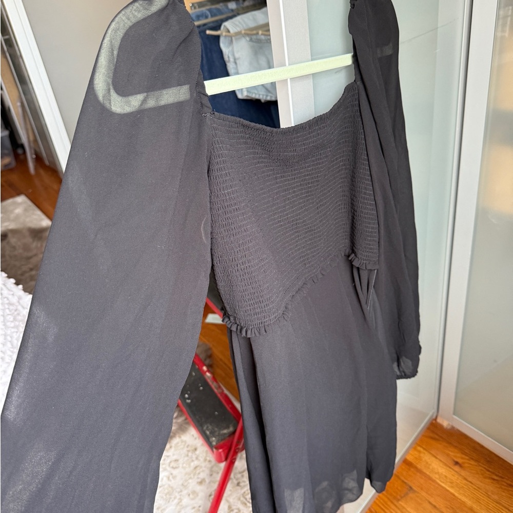 Wilfred Black Textured Dress